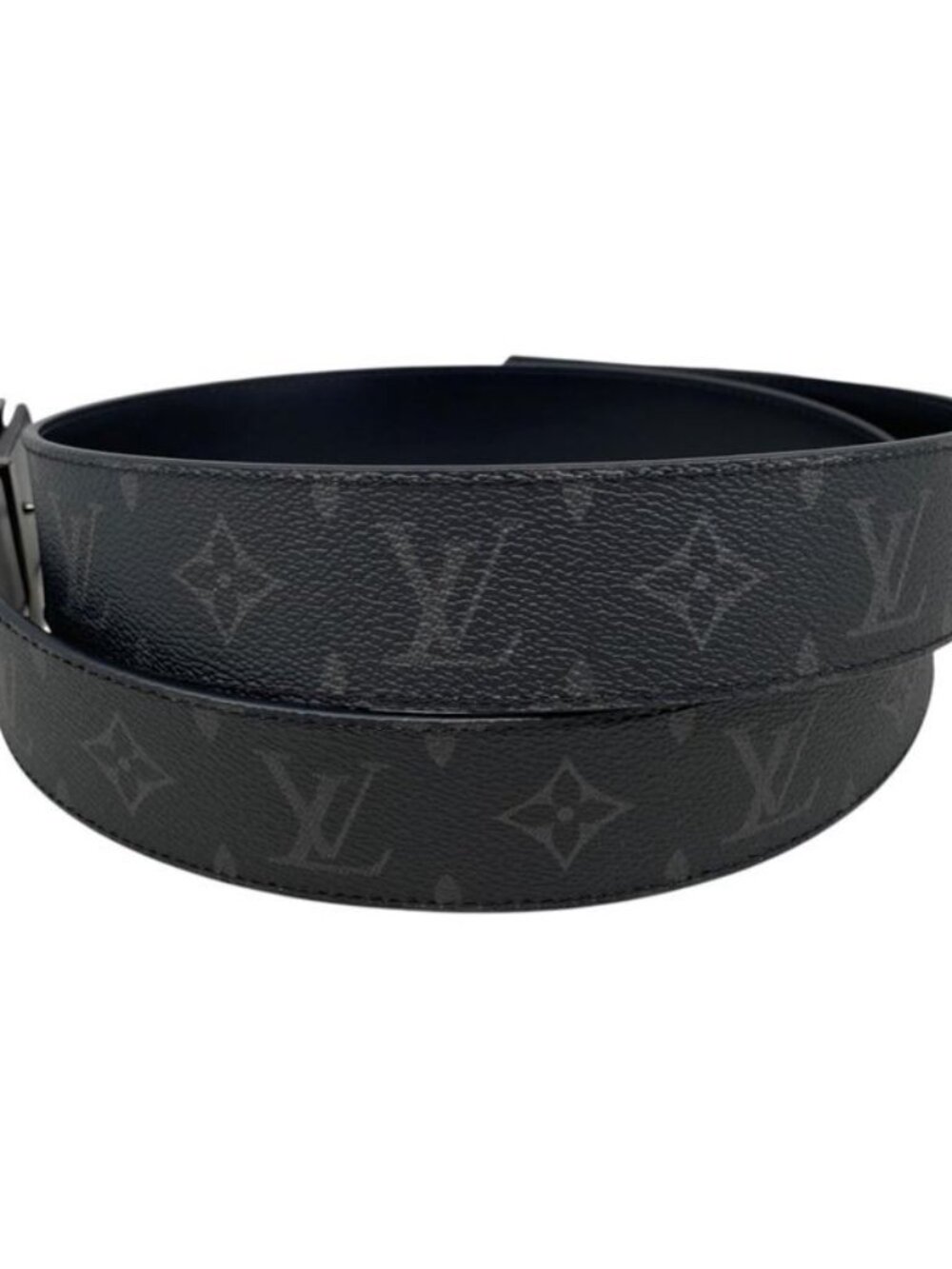 Louis Vuitton Belt LV Initial Reversible Monogram Eclipse - Picture 2 of 8